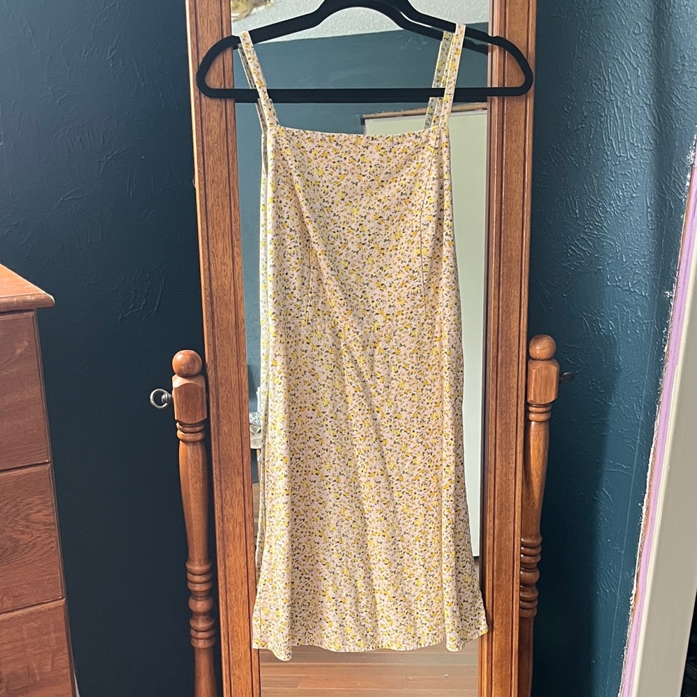 Old Navy Yellow Floral Sundress
